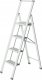 Wenko Aluminiowa drabina, 4-stopniowa - kolor biały, WENKO 1