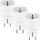 Avanca International BV Hombli smarte Steckdose EU, weiß, 2+1 Promo Pack 4