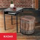 Kadax Pufa Dekoracyjna Siedzisko Do Salonu Beczka 40x40 3