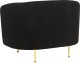 Beliani Fotel boucle czarny LOEN 4