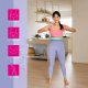 One Fitness Hula hop z obciążnikiem   licznik fh02 zielone 2