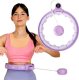 One Fitness Hula hop z obciążnikiem   licznik fh02 fioletowe 1