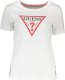 Guess Jeans GUESS JEANS T-SHIRT Z KRÓTKIM RĘKAWEM DAMSKI BIAŁY M 1