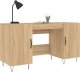 Biurko vidaXL vidaXL Biurko, dąb sonoma, 140x50x75 cm, materiał drewnopochodny 3