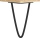 Biurko vidaXL vidaXL Biurko, dąb sonoma, 140x50x75 cm, materiał drewnopochodny 10
