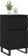 vidaXL vidaXL Szafki, 2 szt., czarne, 40x35x70 cm, materiał drewnopochodny 3
