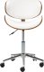 Krzesło biurowe Beliani Krzesło biurowe regulowane ekoskóra białe ROTTERDAM 3