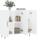 vidaXL Szafka, biała, 90x34x80 cm 4