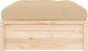 vidaXL vidaXL Podnóżek ogrodowy, 120x80 cm, lite drewno sosnowe 4