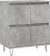 vidaXL vidaXL Komoda, szarość betonu, 60x35x70 cm, materiał drewnopochodny 2