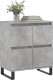 vidaXL vidaXL Komoda, szarość betonu, 60x35x70 cm, materiał drewnopochodny 3