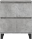 vidaXL vidaXL Komoda, szarość betonu, 60x35x70 cm, materiał drewnopochodny 5