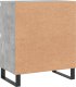 vidaXL vidaXL Komoda, szarość betonu, 60x35x70 cm, materiał drewnopochodny 8