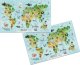 Teka Podkładka na biurko dwustronna - Mapa ¶wiata 3