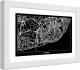 Feeby Obraz w ramie, Plan miasta Lizbona (Rozmiar 60x40) 1