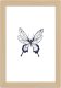 Feeby Obraz w ramie, Narysowany motyl (Rozmiar 30x45) 2