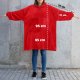 Froster Bluzair Koco Bluza Oversize Kapturem Czerwona 4w1 6