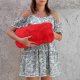 Froster Bluzair Koco Bluza Oversize Kapturem Czerwona 4w1 7
