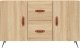 vidaXL Komoda, dąb sonoma, 100x36x60 cm, materiał drewnopochodny 6