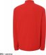 JHK PORA210LS - polo męskie długi rękaw, dwa guziki, boczne rozcięcia, dłuższe na pleach, 100% bawełna 200 - 210g - czerwony 4XL 1