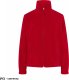JHK FLRL300 - Bluza polarowa damska, taliowana, z suwakiem i dwoma zapinanymi kieszeniami - czerwony M 3