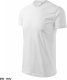 MALFINI Heavy V-neck 111 - ADLER - Koszulka unisex, 200 g/m2 - biały 2XL 1