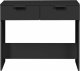 vidaXL vidaXL Stolik konsolowy, czarny, 90x36x75 cm, materiał drewnopochodny 6