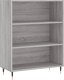 vidaXL vidaXL Regał szary dąb sonoma 69,5x32,5x180 cm materiał drewnopochodny 4