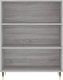 vidaXL vidaXL Regał szary dąb sonoma 69,5x32,5x180 cm materiał drewnopochodny 5