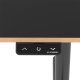 Ultradesk Biurko dla dzieci, elektycznie regulowany, 120X60 cm, 55-81 cm, PULSAR, czarny, ULTRADESK 11