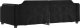 vidaXL vidaXL Sofa rozsuwana, czarna, 90x200 cm, tkanina 7