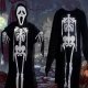 Springos Dekoracje na Halloween strój kościotrupa kostek szkieletor maska UNIWERSALNY 11
