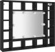vidaXL vidaXL Szafka z lustrem i oświetleniem LED, czarna, 91x15x76,5 cm 6