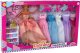 Teka Lalka + akcesoria różowa 6