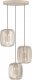 Lampa wisząca EGLO PENDING ROMAZZINA 3XE27 900687 SAND 1