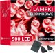Lampki choinkowe Springos Lampki choinkowe 500 Led czerwony 34,5 m oświetlenie świąteczne UNIWERSALNY 3