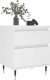 vidaXL Szafka nocna, biała, 40x35x50 cm 4