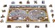 WOODEN CITY Drewniane Puzzle z figurkami - Mapa Nova Terrarum Antyczna, 505 elementów 1