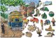 WOODEN CITY Drewniane Puzzle z figurkami  Wiktoriańska ulica rozm. XL, 1010 elementów 3