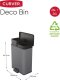 Kosz na śmieci Curver Podwójny kosz na śmieci Deco z pedałem, 26 L+26 L, szary 11
