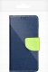 OEM Kabura FANCY Book do SAMSUNG S24 granatowo limonkowy 7