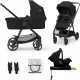Wózek KinderKraft 4w1 Newly z fotelikiem Mink Pro Czarny 1