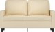 vidaXL vidaXL 2-osobowa sofa, kremowa, 120 cm, tapicerowana tkaniną 3
