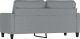vidaXL vidaXL Sofa 2-osobowa, jasnoszara, 140 cm, tapicerowana tkaniną 5
