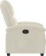 vidaXL vidaXL Fotel rozkładany, kremowy, obity aksamitem 4