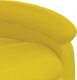 vidaXL vidaXL Fotel rozkładany, żółty, obity aksamitem 8