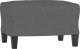 vidaXL vidaXL 3-osobowa sofa z podnóżkiem, ciemnoszary, 180 cm, tkaniną 5