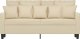 vidaXL vidaXL 2-osobowa sofa, kremowa, 140 cm, tapicerowana tkaniną 3
