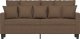 vidaXL vidaXL Sofa 2-osobowa, brązowa, 140 cm, tapicerowana tkaniną 3
