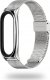 Tech Craft Metalowa Wymienna Bransoletka Opaska do Xiaomi Mi Band 7 / 7 NFC srebrna 3